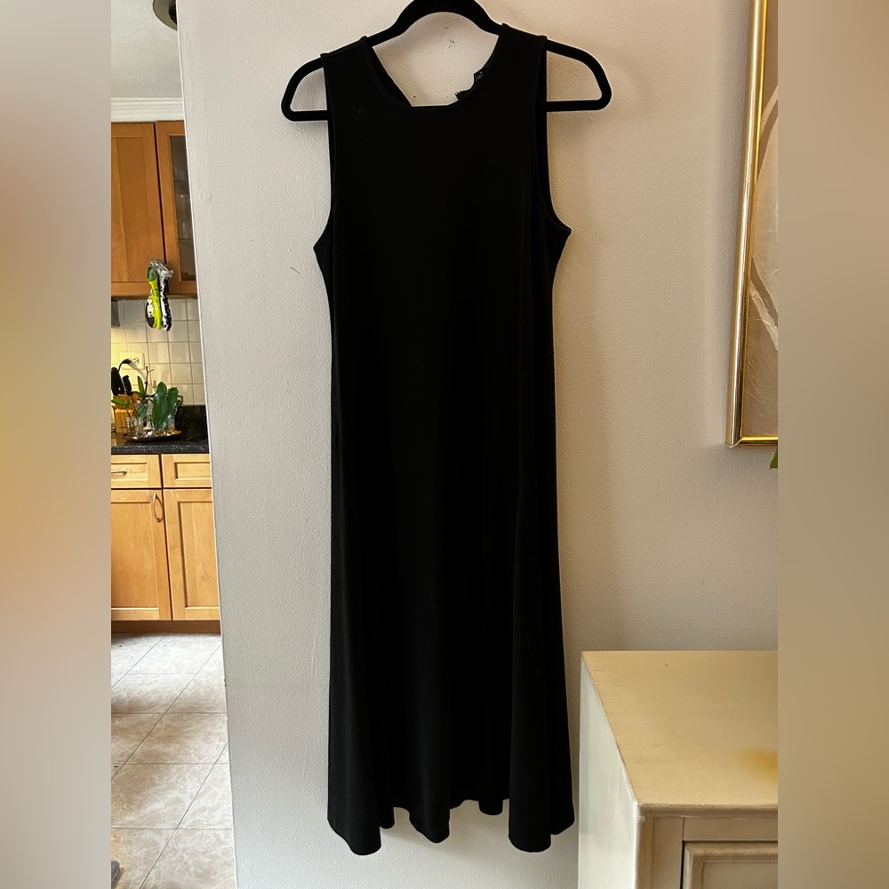 Ann Taylor midi dress plain black